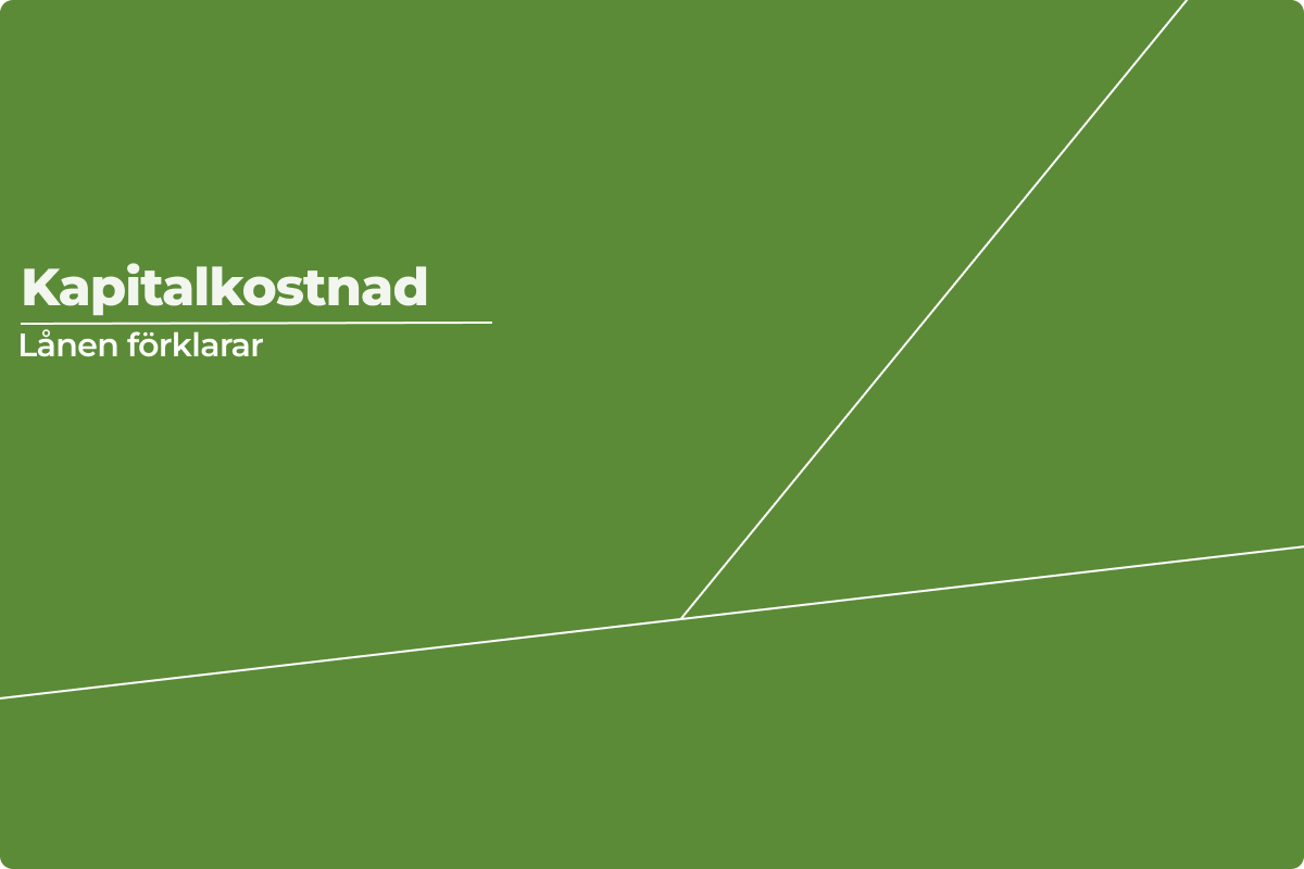 Vad är kapitalkostnad?