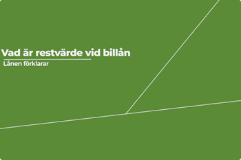 Vad är restvärde vid billån?