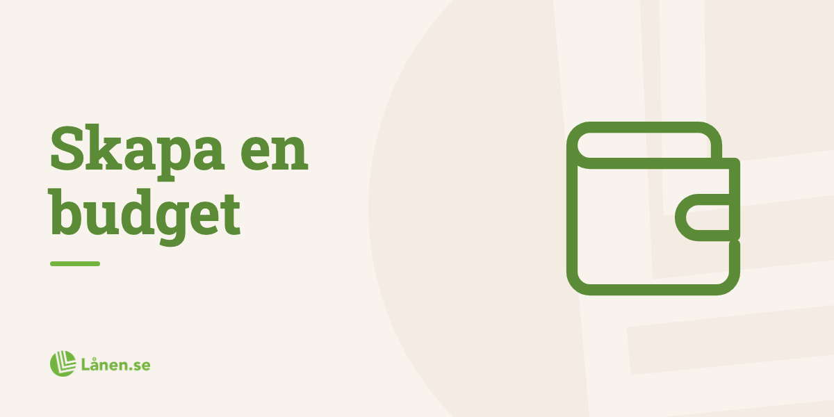Skapa en budget