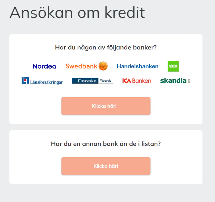 Steg 5 - Låna hos Credifi