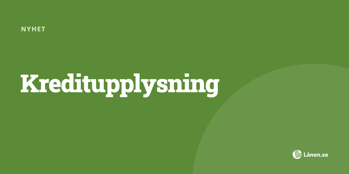 Kreditupplysning