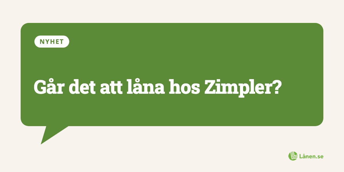 Går det att låna hos Zimpler?