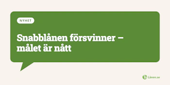 Snabblånen försvinner och målet är nått - i alla fall i ett år