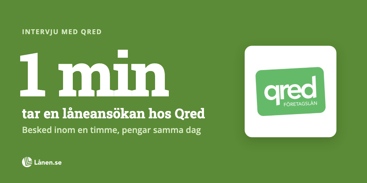 Intervju med Qred företagslån