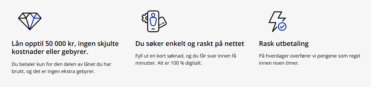 Ferratum-kredittens egenskaper