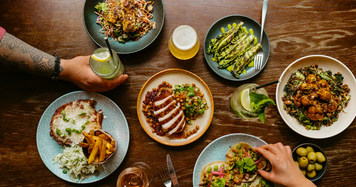 Summer lunch at Lantana Shoreditch in London
