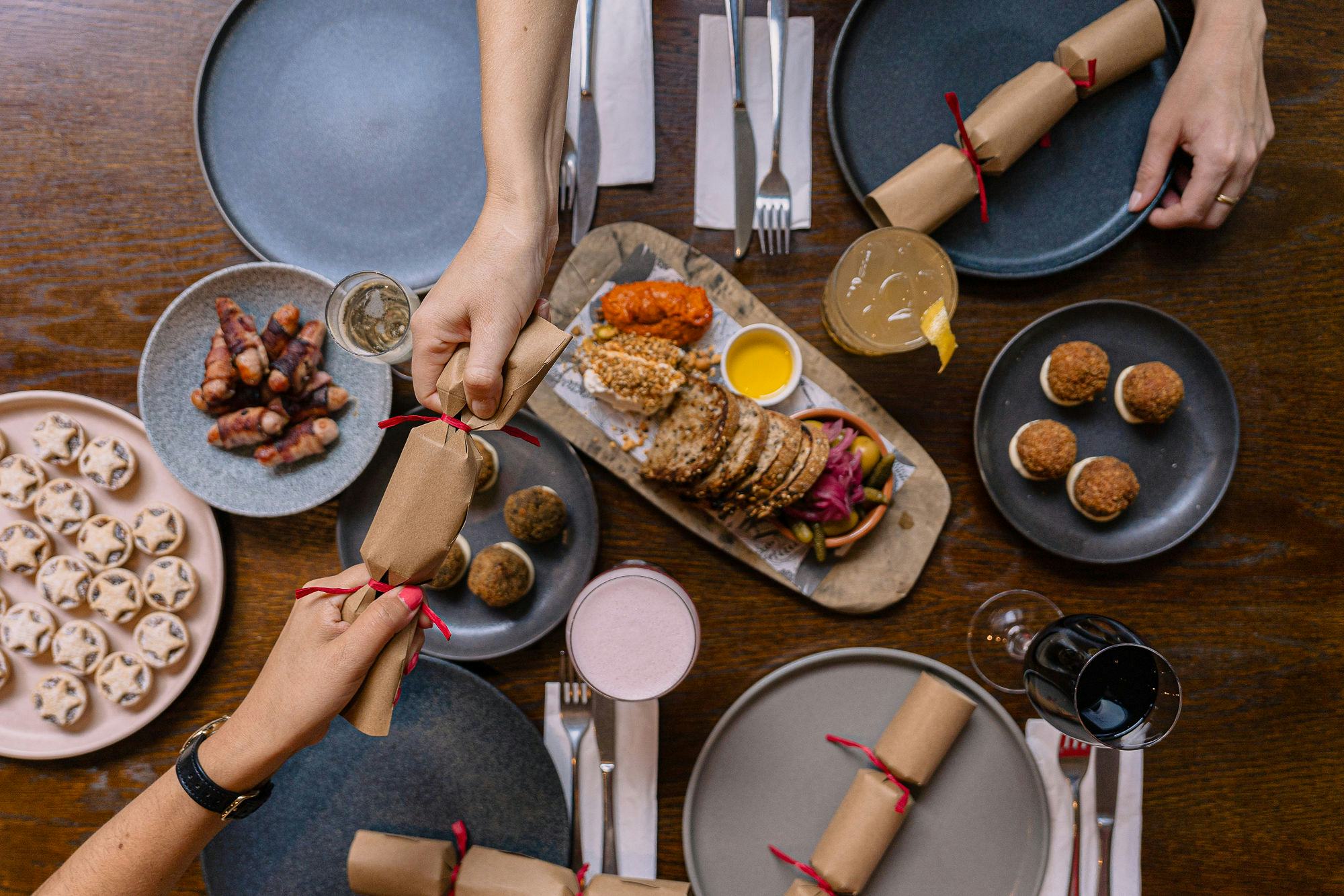 Christmas dinner in London