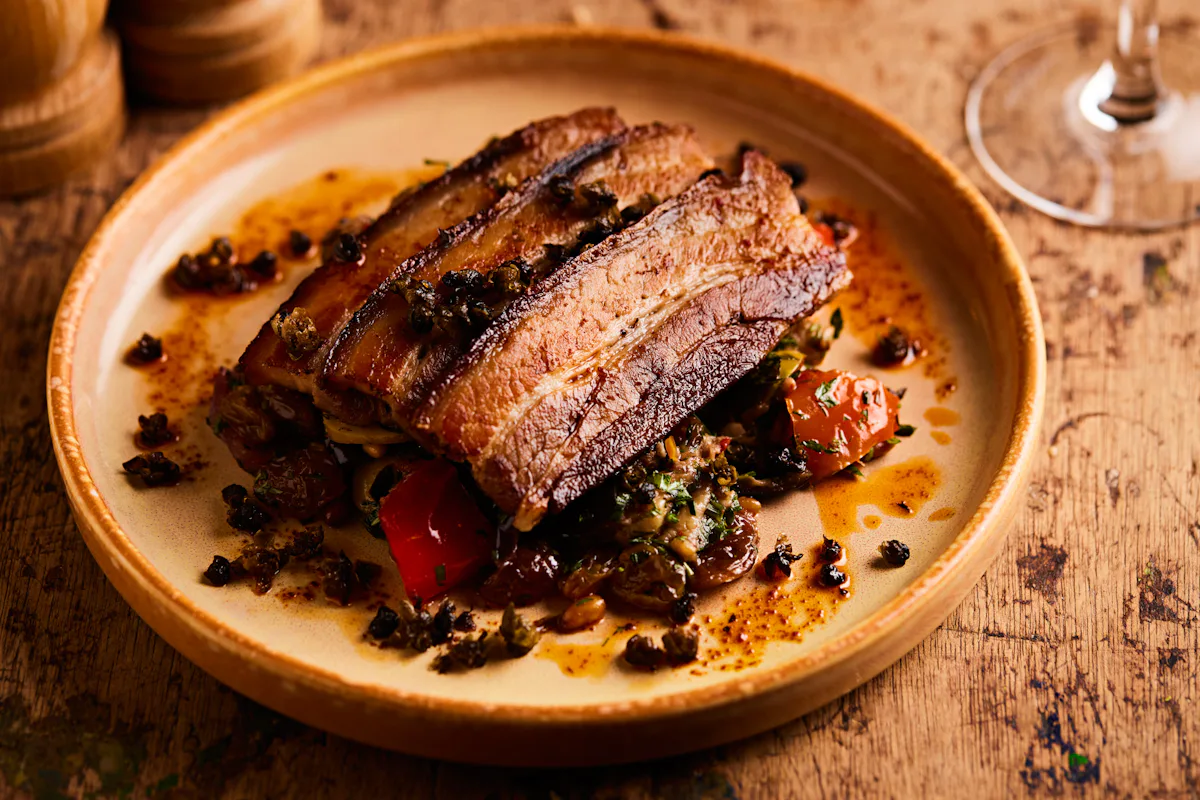 Autumnal Pork belly at Lantana