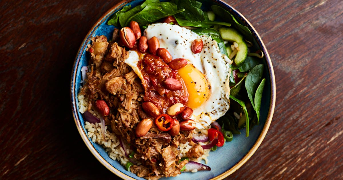 Nasi Goreng quick lunch item at lantana