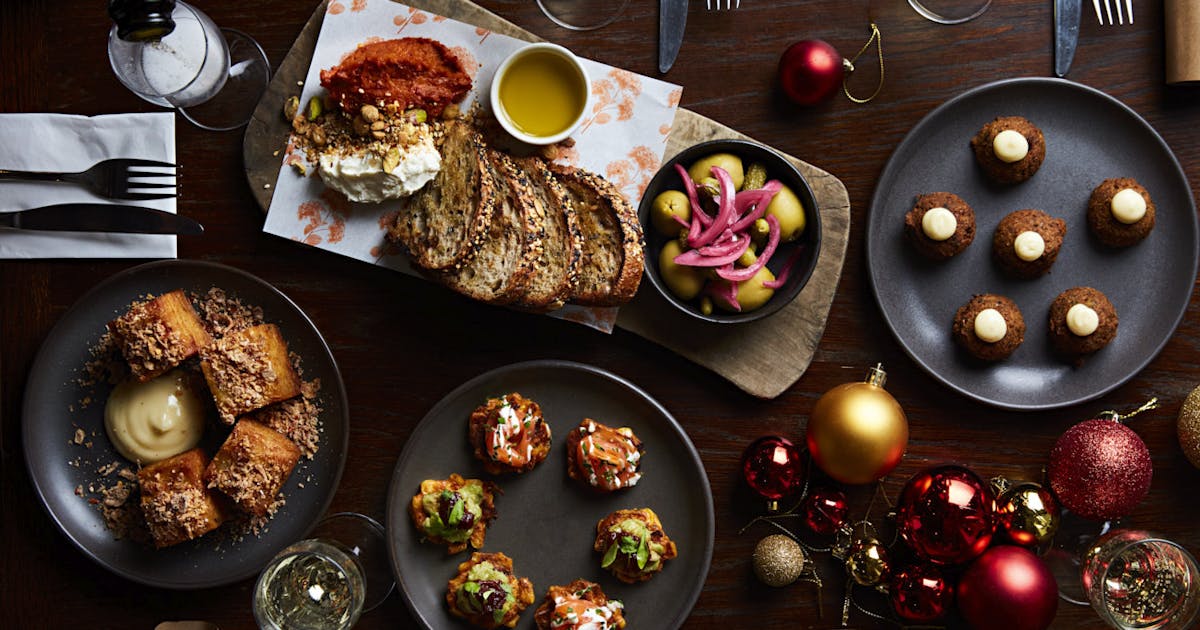 Christmas Feast on Table at Lantana