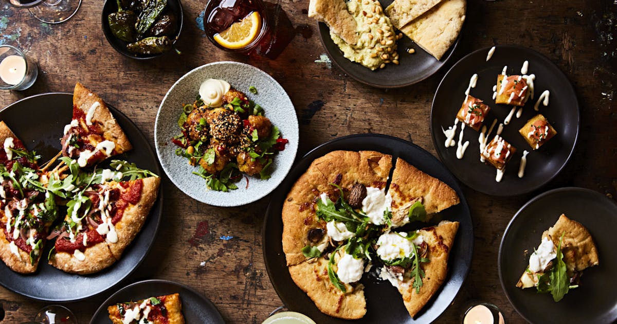 Autumn menu at Lantana featuring flatbreads