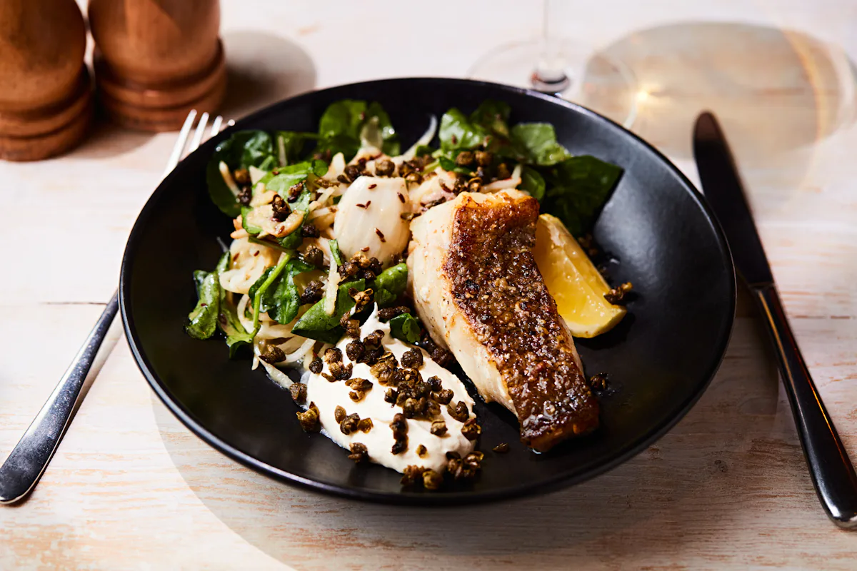 Spring Cod dish at Lantana