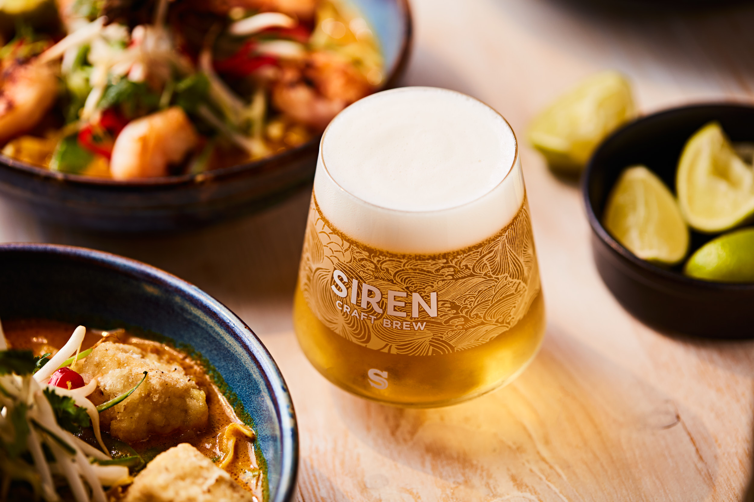 Siren draught lager now pouring at Lantana