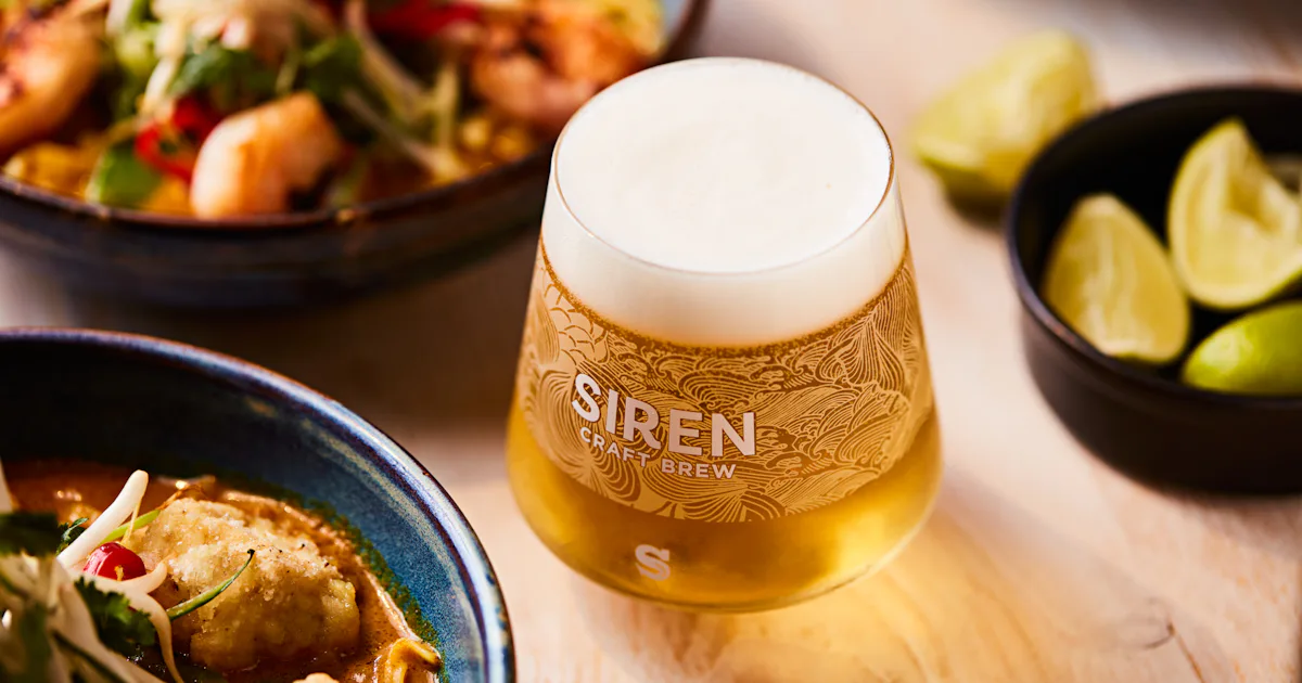 Siren draught lager now pouring at Lantana