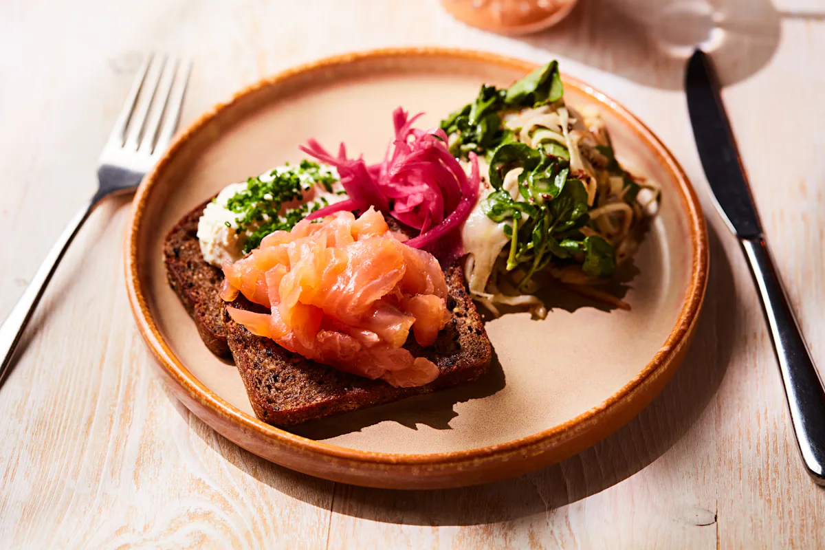 Salmon on Rye at Lantana