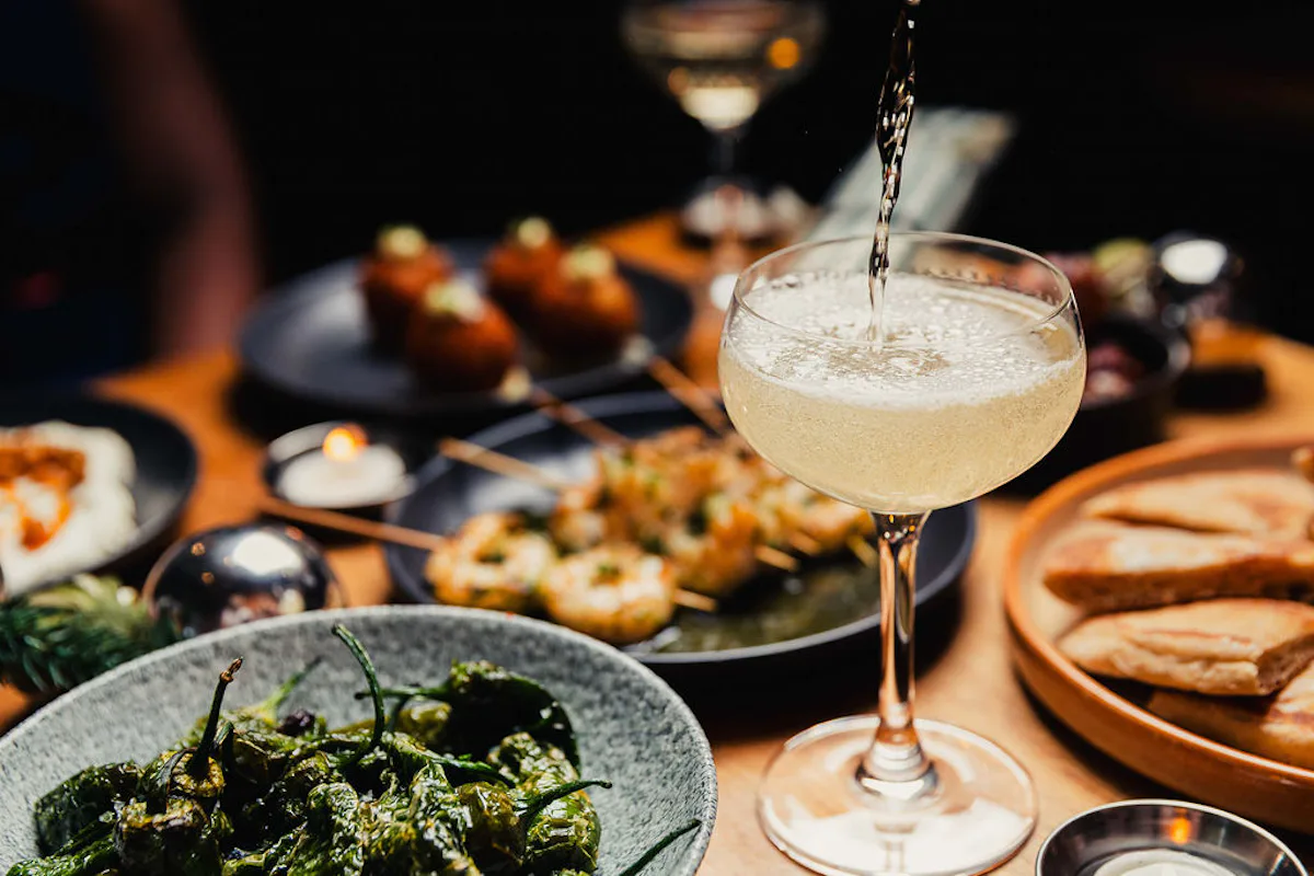 Canapes and Christmas nibbles at Lantana