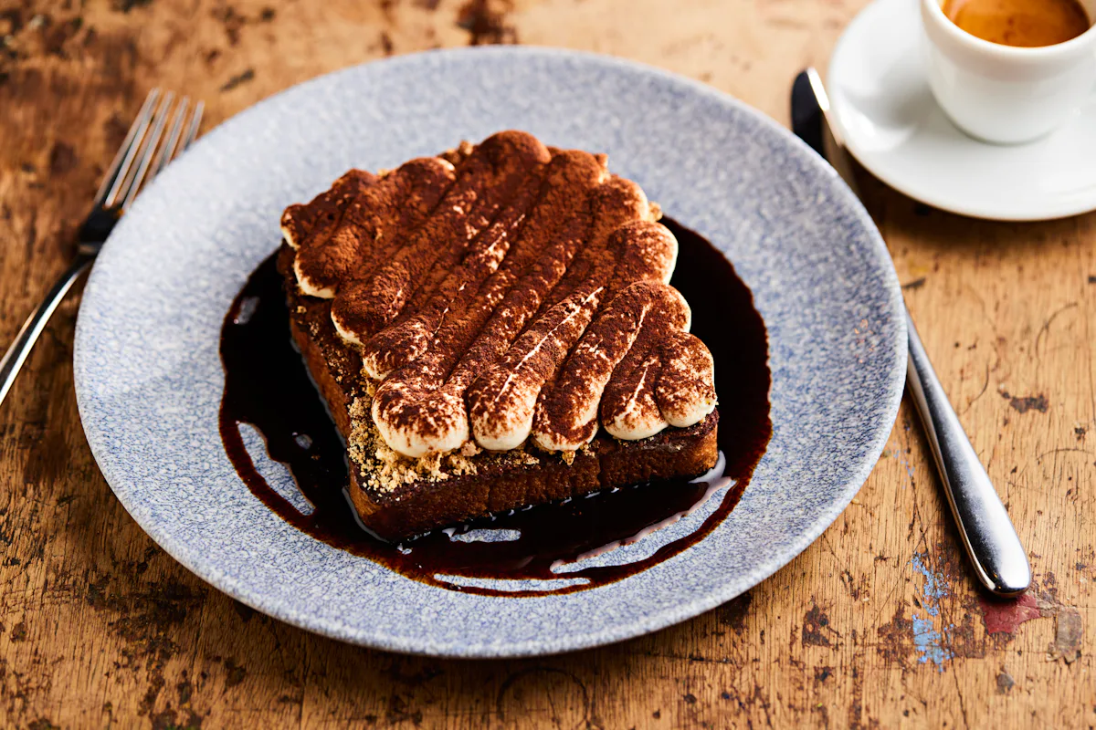 Lantana Tiramisu french toast. Tiramisu for breakfast?