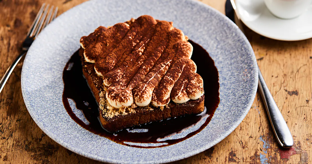 Lantana Tiramisu french toast. Tiramisu for breakfast?
