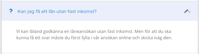 Saldo kan godkänna låneansökan utan fast inkomst