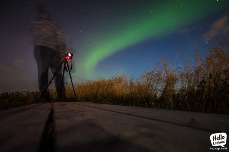 Northern lights in Rovaniemi (Picture by Aleksander Kuznestov)