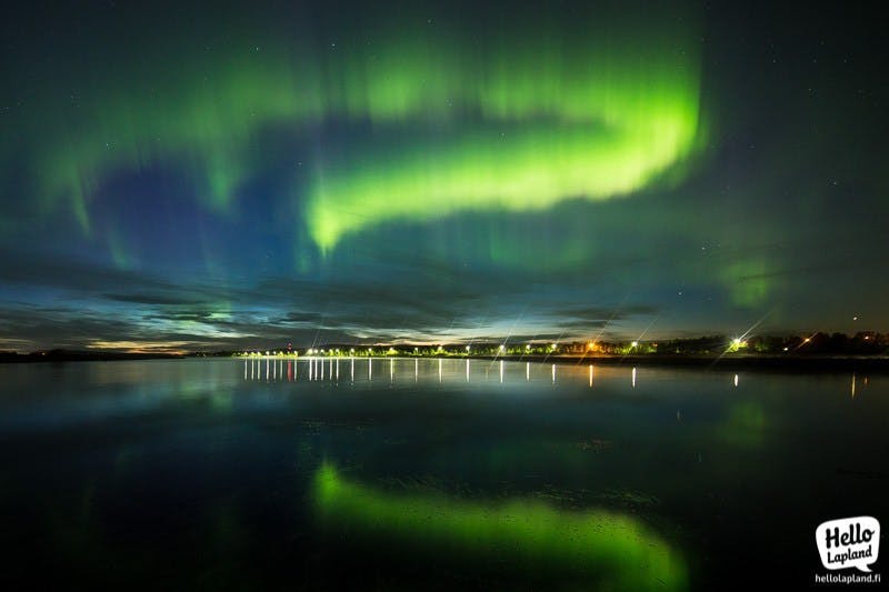 Aurora borealis above Rovaniemi in Lapland (Picture by Aleksander Kuznestov)