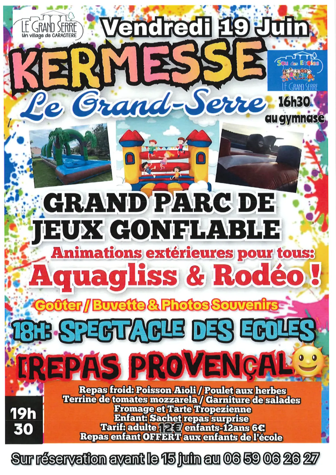 Kermesse école Le Grand-Serre
