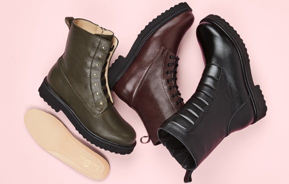 biker boots in vielen styles aus echtleder mit wechselfussbett