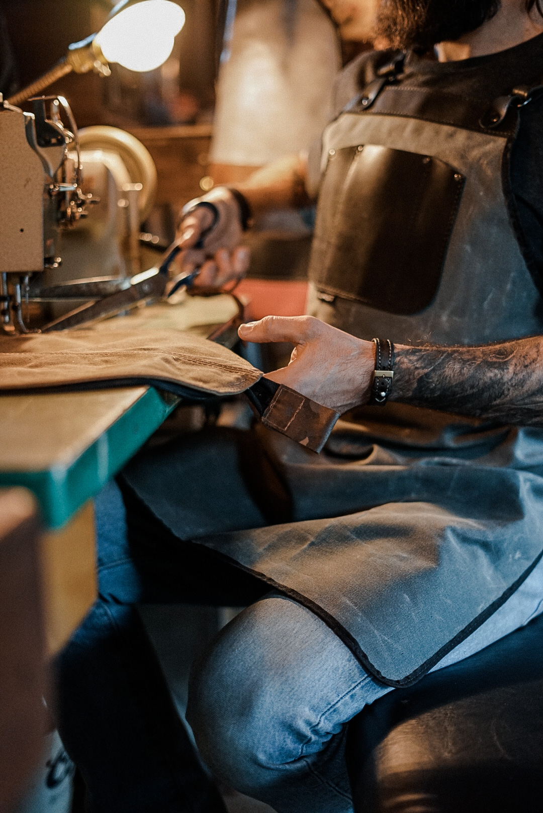 Charcoal Canvas Apron