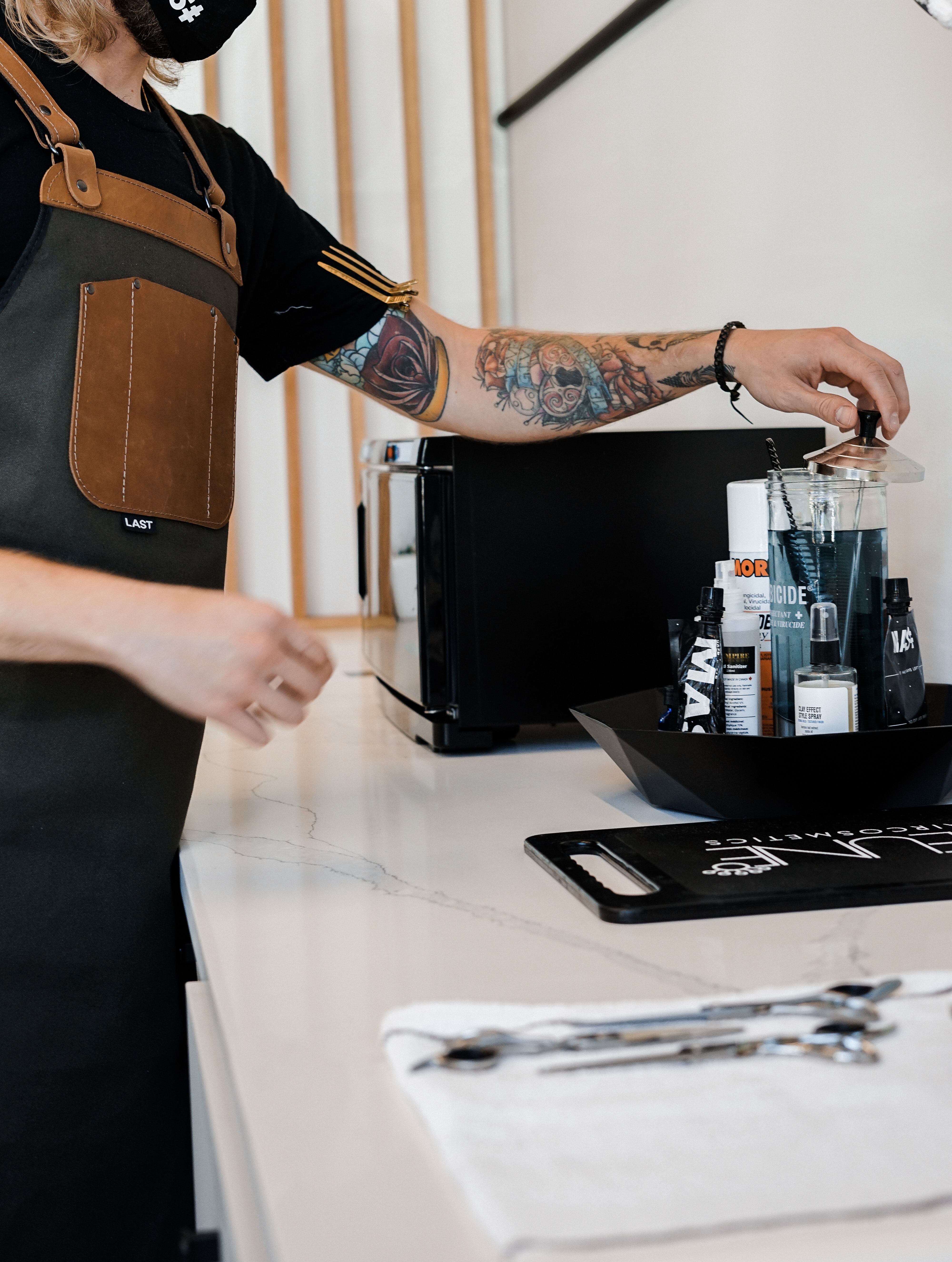 Pine Canvas Barber Apron