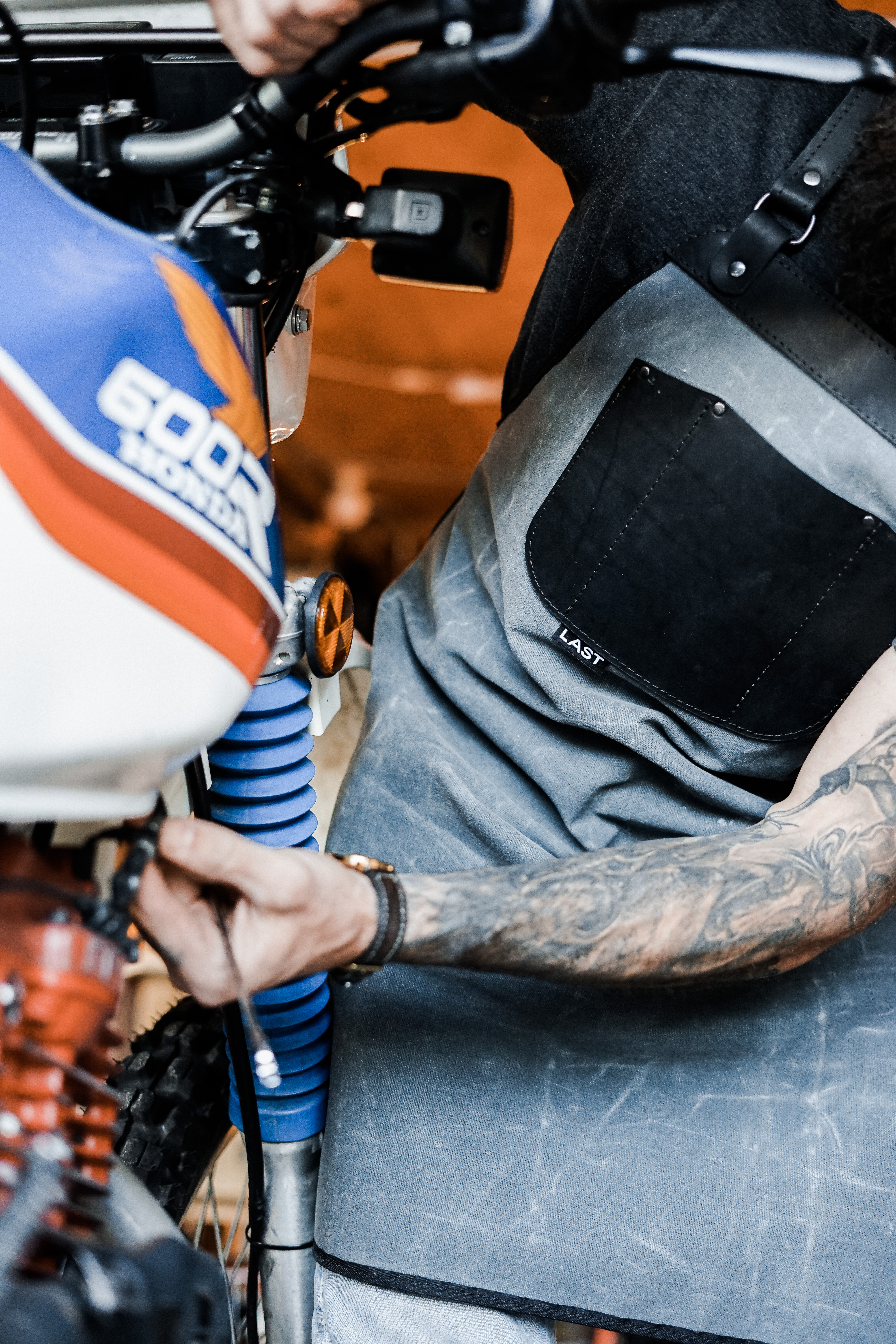 Charcoal Canvas Apron