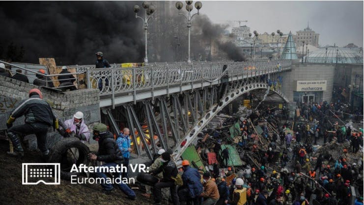 Promotional image for Aftermath VR: Euromaidan