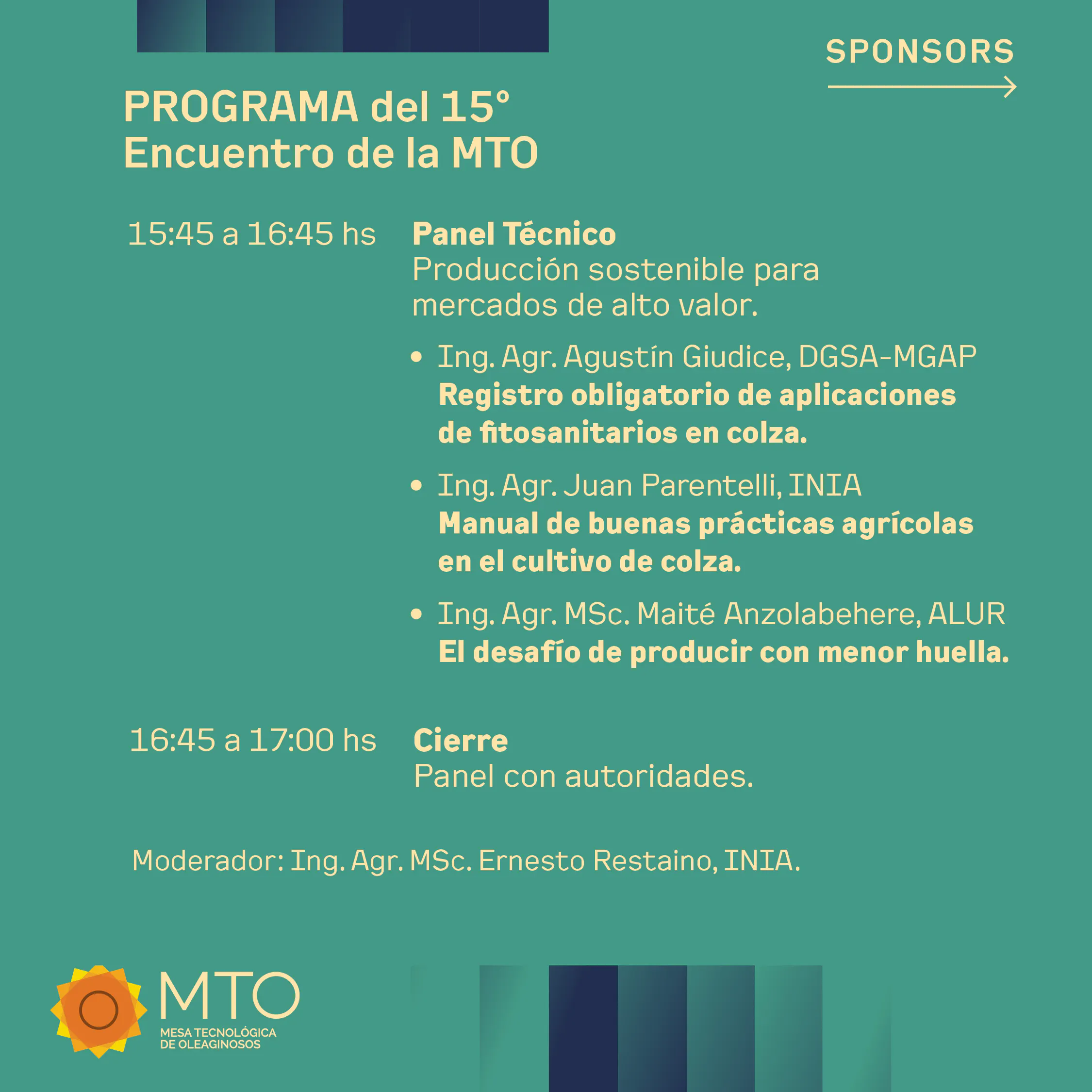 15º Encuentro Nacional de la Mesa Tecnológica de Oleaginosos (MTO)