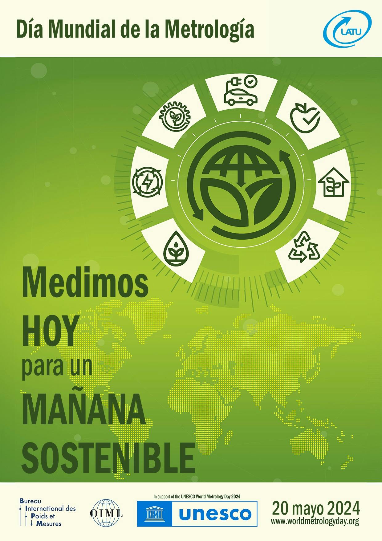 Poster del Día Mundial de la Metrología 2024
