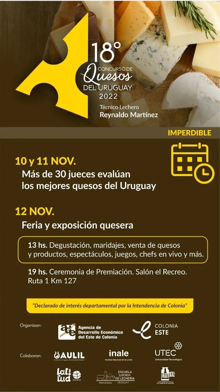 Afiche Concurso de Quesos