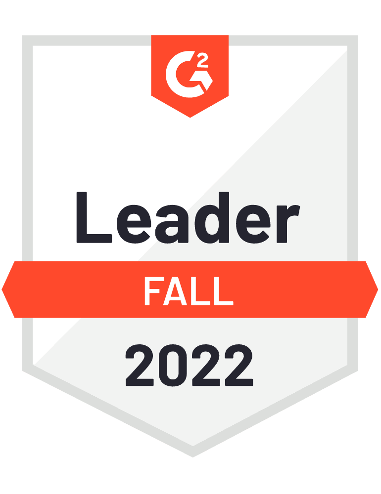 G2 badge Leader Fall 2022