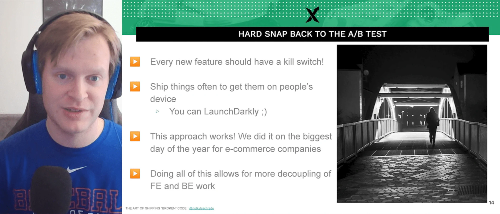 The Art of Shipping Broken Code