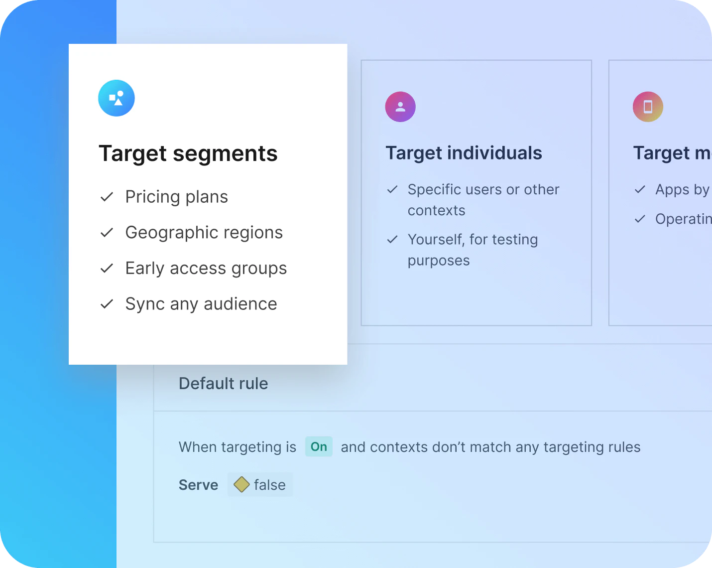 target segments ui