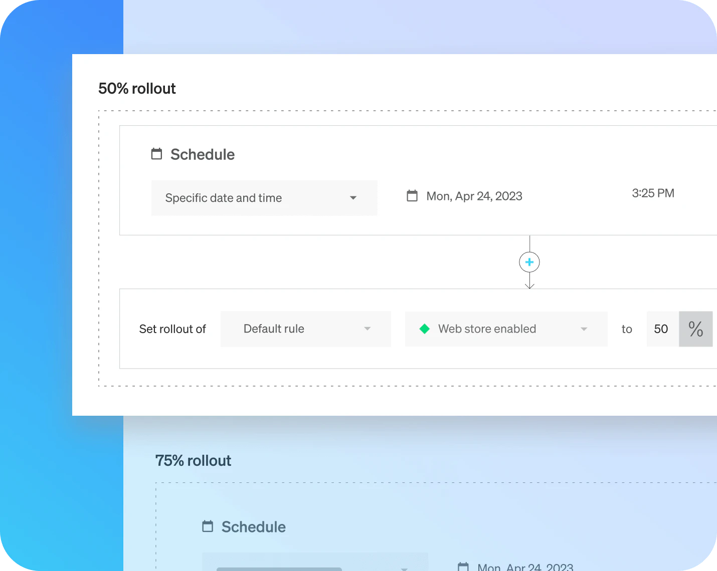 progressive rollout ui