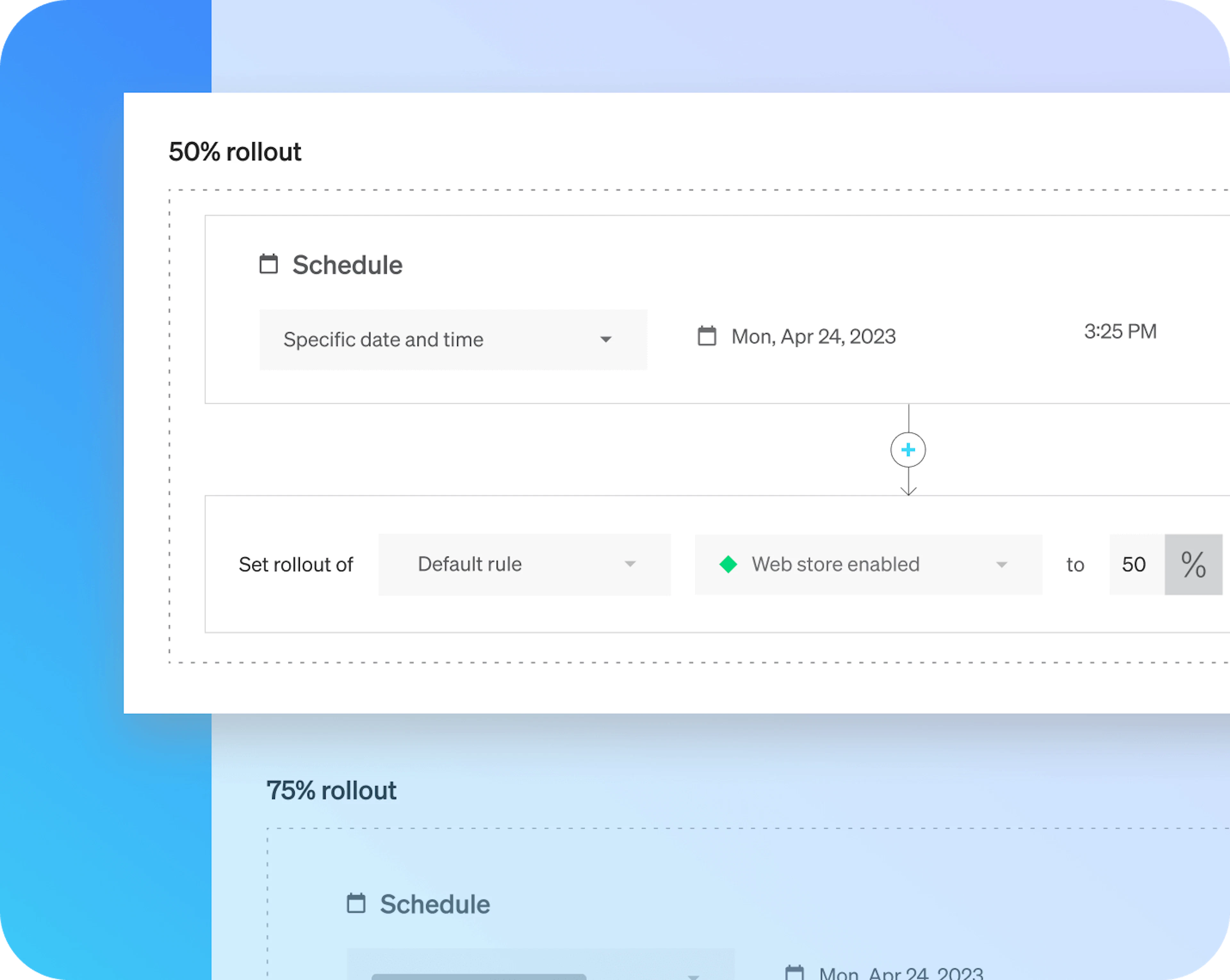 progressive rollout ui