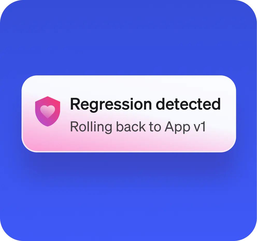 Auto rollback from observability