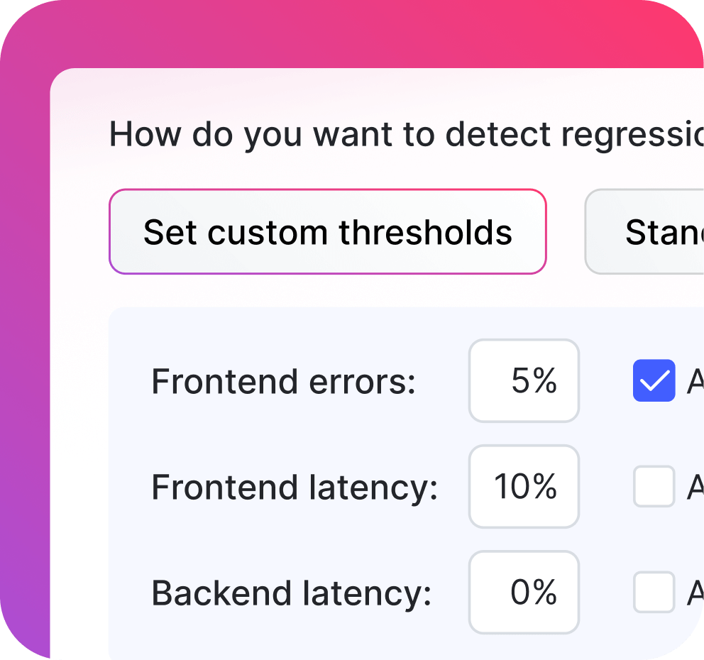 Keep unsafe changes out of production.