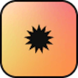Orange Square Star