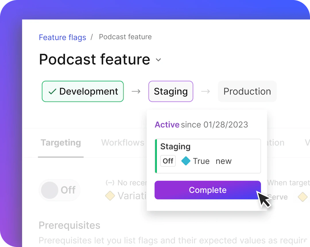 Automation for governance and rollouts | LaunchDarkly