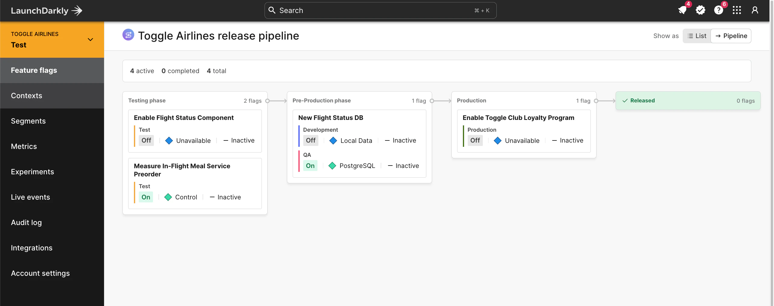 Release Assistant and release pipeline product UI 2