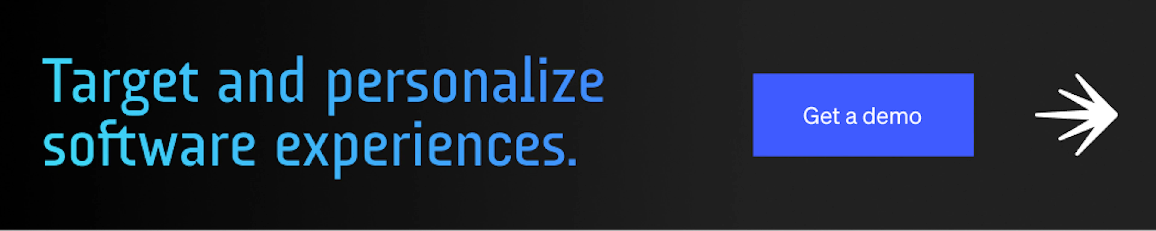 Ad - Target and personalize software experiences