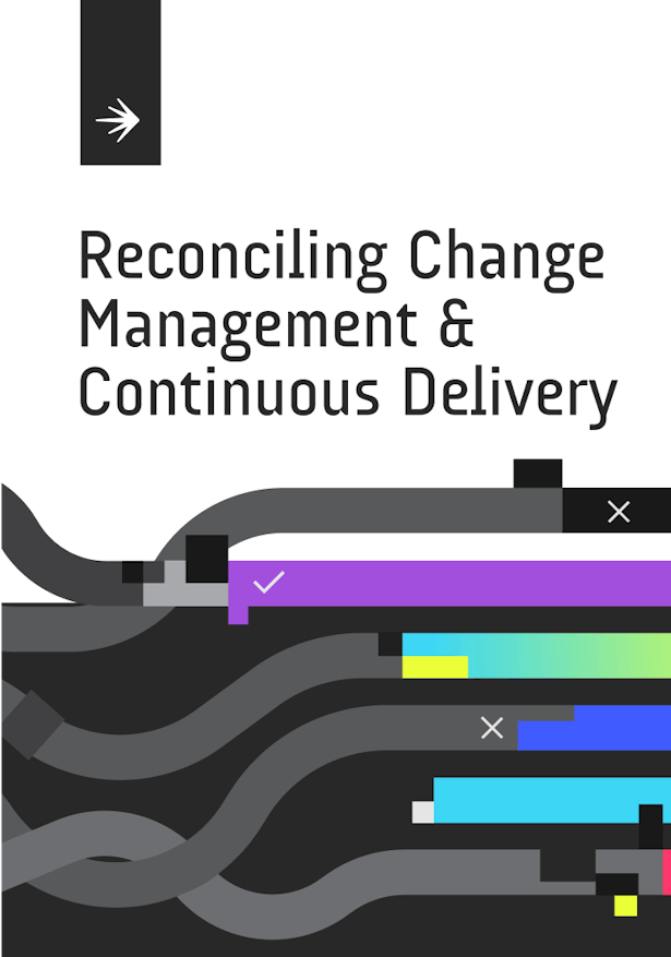 Reconciling change management and continuous delivery.