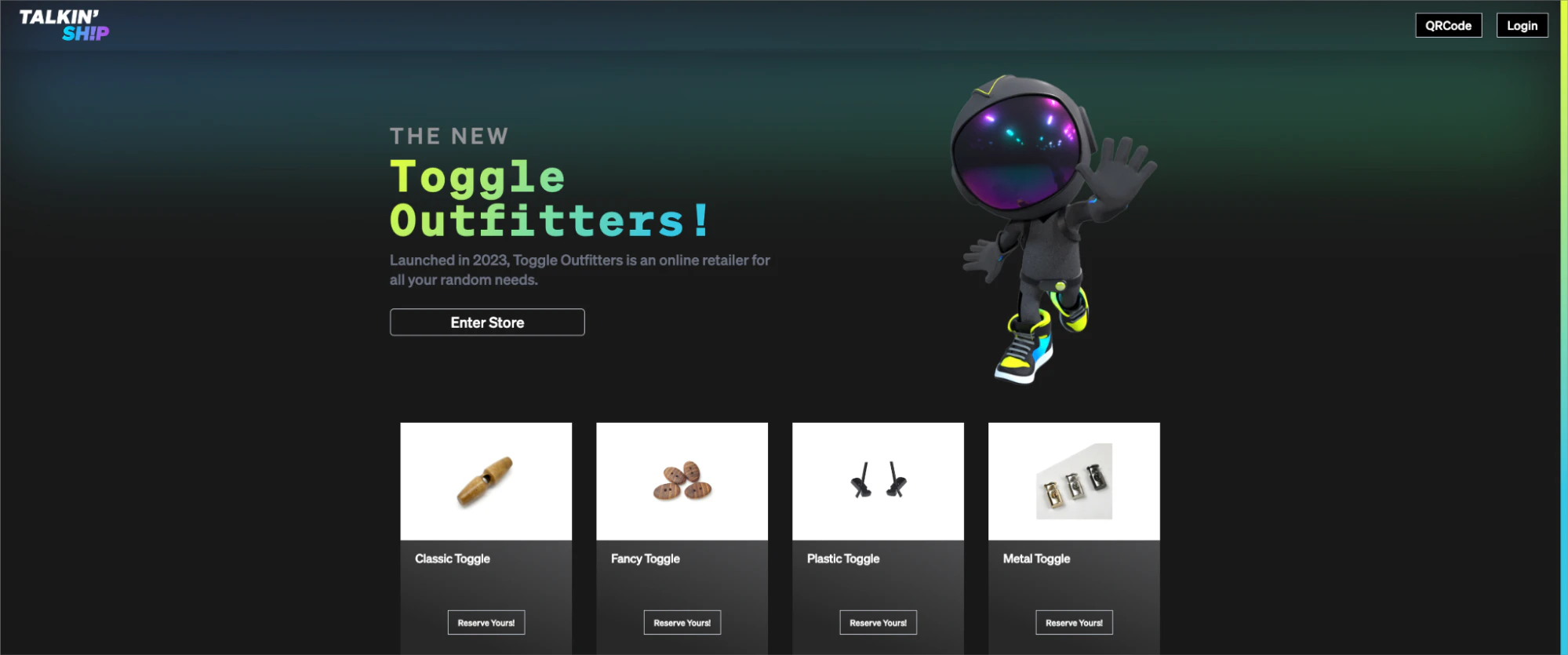Toggle Outfitters demo image