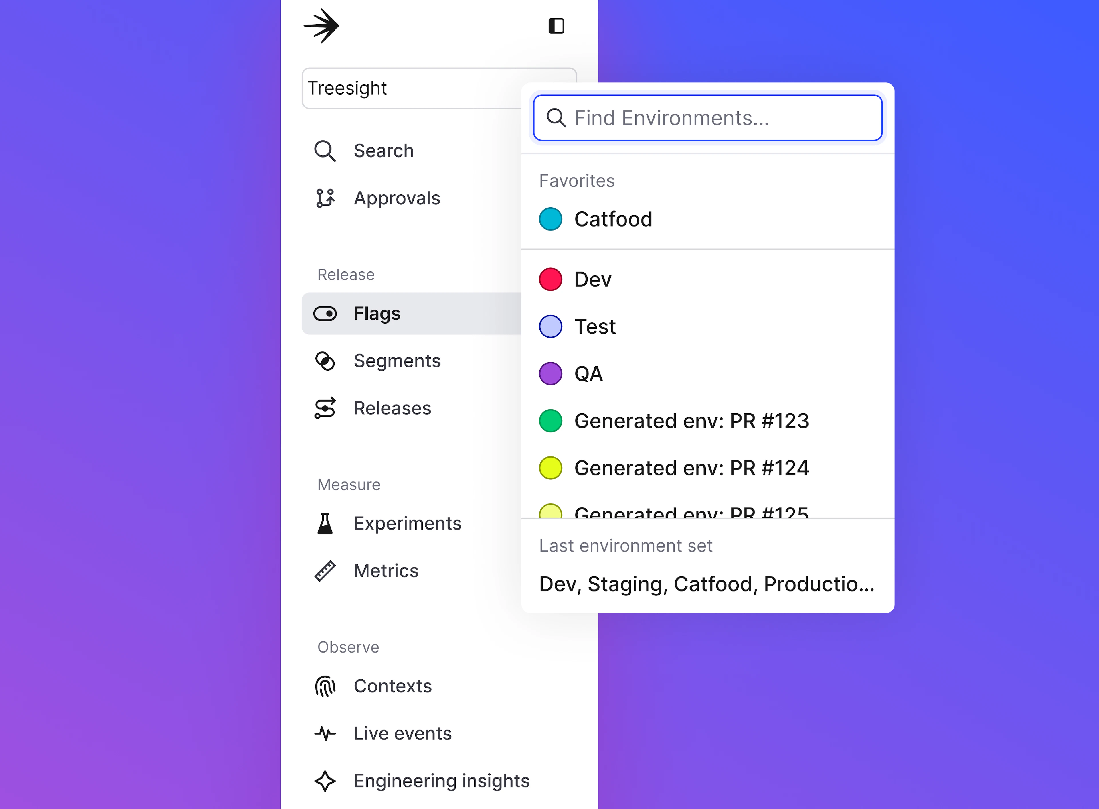 New LaunchDarkly navigation image