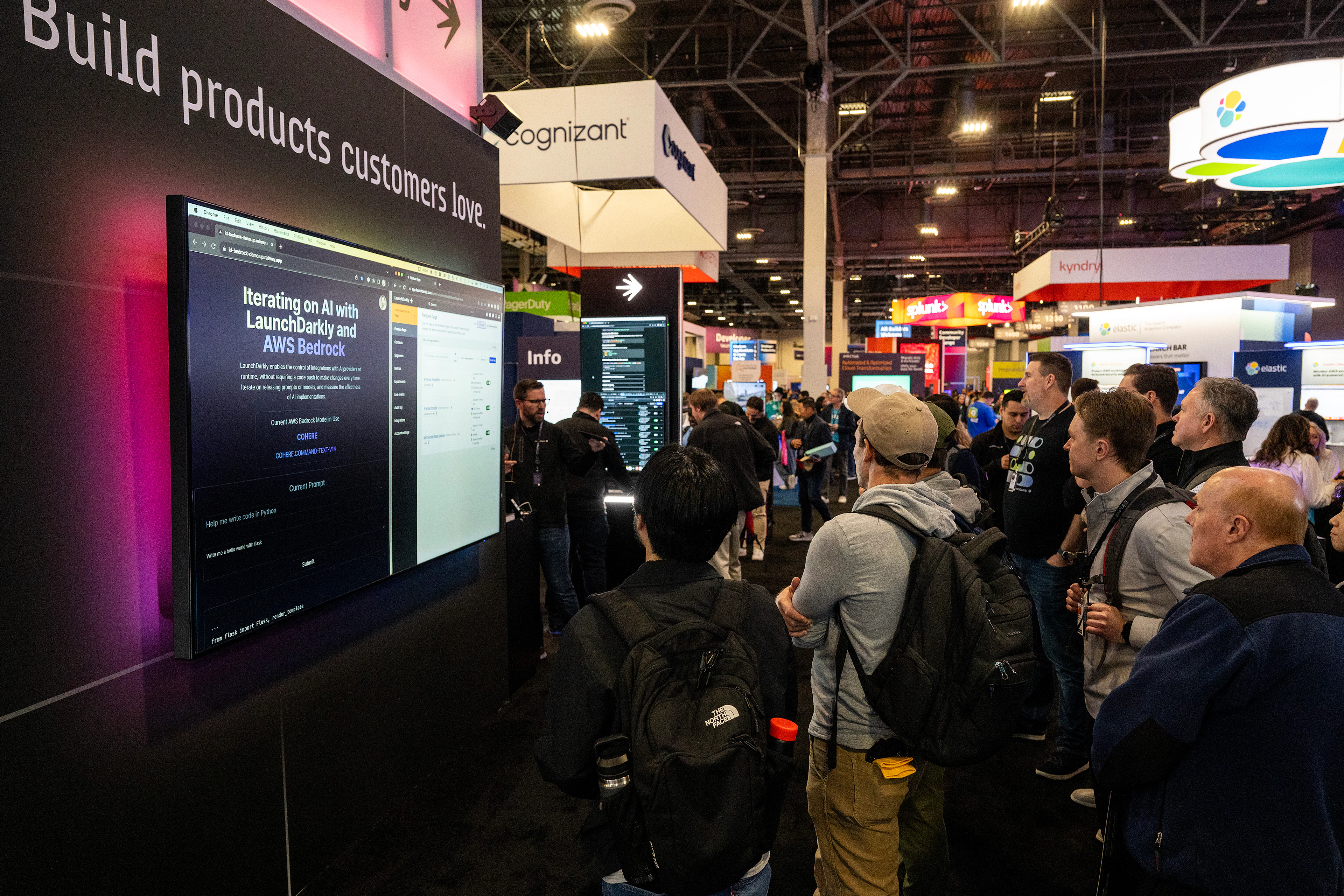 LaunchDarkly at AWS re:Invent 2023 - booth image 1