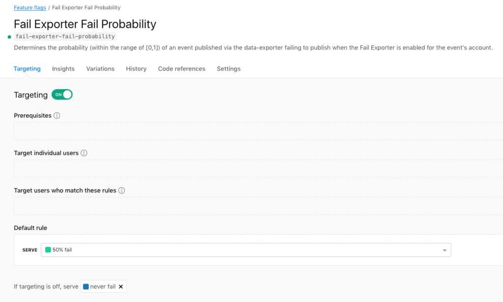 Fail exporter fail probability